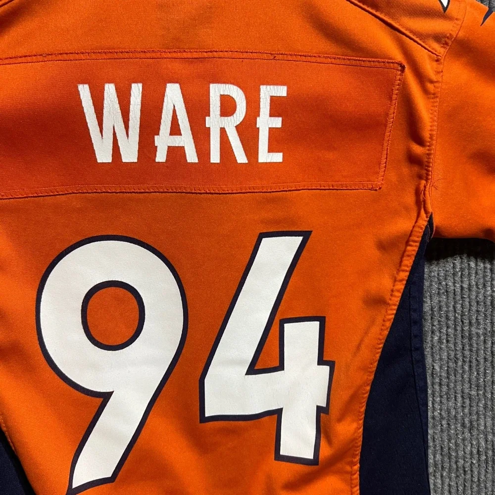 Nike Denver Broncos Jersey Kids S (8) Orange DeMarcus Ware 94 On Field Football